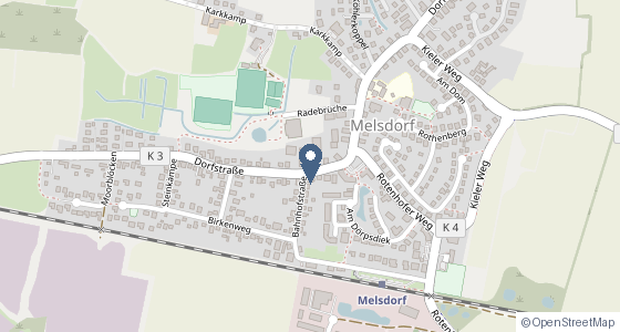 Karte: Dorfstraße 48, Melsdorf