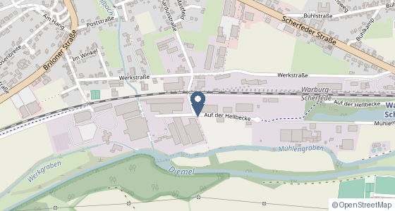 Karte: Bernhardusstraße 47, 34414 Warburg