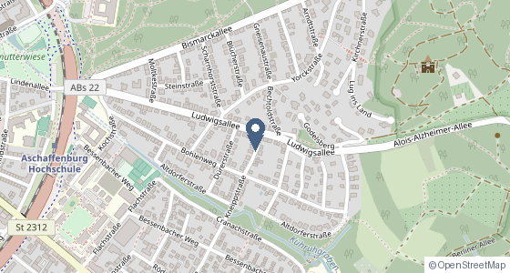 Karte: Ludwigsallee 48, 63739 Aschaffenburg