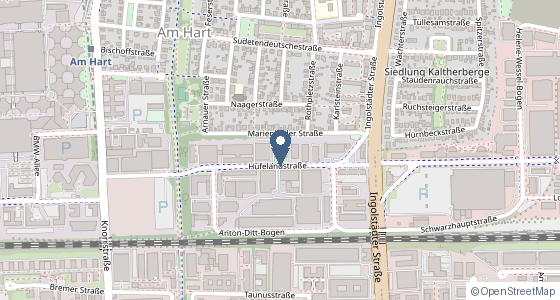 Karte: Hufelandstr. 19, 80939 München