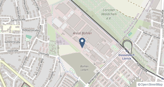 Karte: Hansaallee 321, Düsseldorf