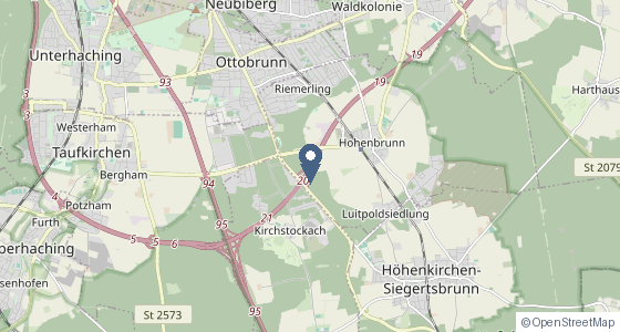 Karte: Otto-Hahn-Straße 24, 85521 Ottobrunn-Riemerling