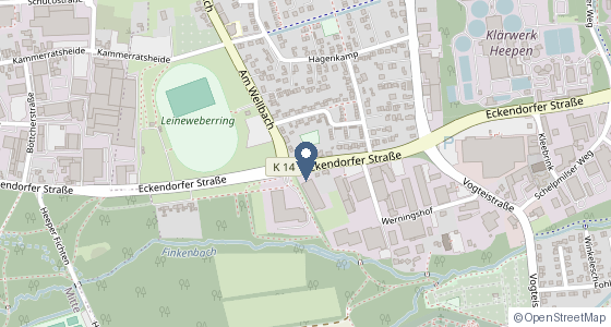 Karte: Eckendorfer Str. 91a, Bielefeld