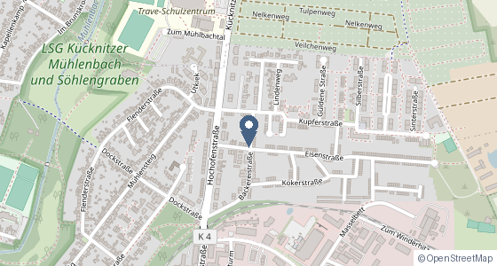 Karte: Bäckereistraße 10, Lübeck