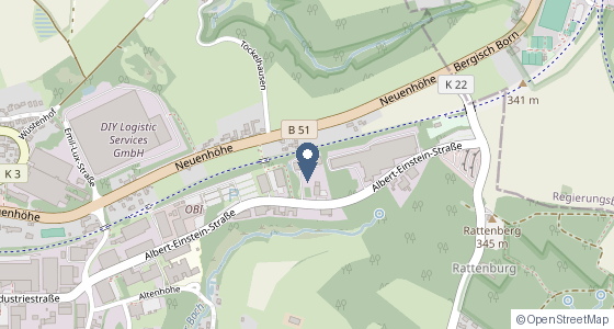 Karte: Albert-Einstein-Str. 11, 42929 Wermelskirchen