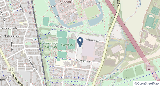 Karte: Am Sportpark 14, 82008 Unterhaching