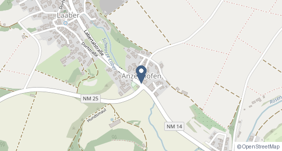 Karte: Anzenhofen 7, 92367 Pilsach