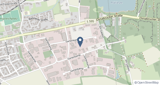 Karte: Gartenkamp 204, 49492 Westerkappeln