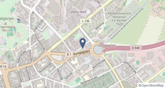Karte: Dennewartstr. 25-27, 52068 Aachen