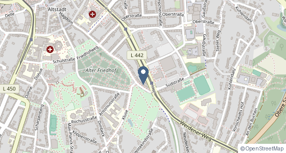Karte: Kaiserstraße 96, Mülheim an der Ruhr
