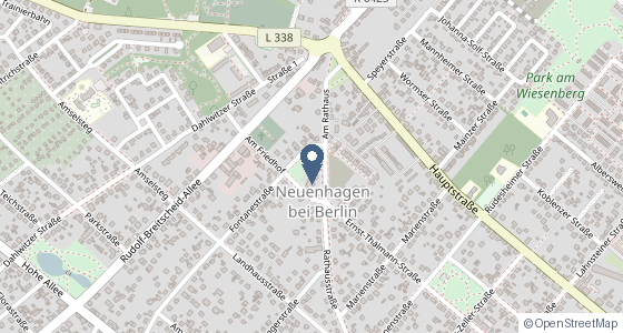 Karte: Am Rathaus 1, 15366 Neuenhagen bei Berlin
