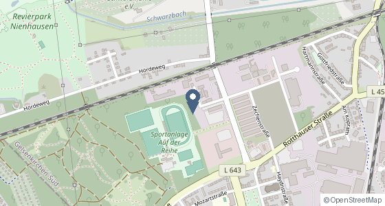 Karte: Schwarzmühlenstr. 102, 45884 Gelsenkirchen