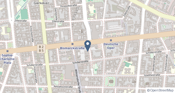 Karte: Bismarckstr. 87, 10627 Berlin