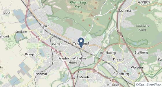 Karte: Junkersring 48/1. Etage, Troisdorf