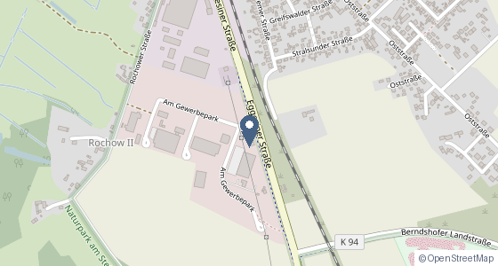 Karte: Am Gewerbepark 1, Ueckermünde