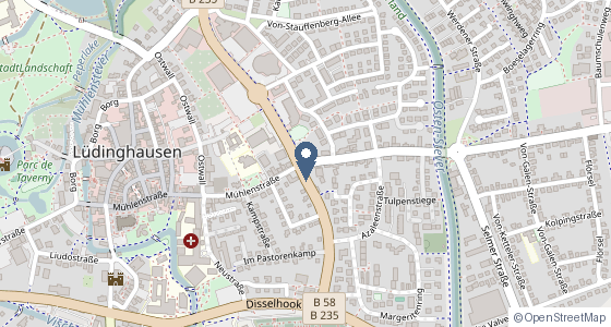 Karte: Mühlenstraße 13-15, 59348 Lüdinghausen
