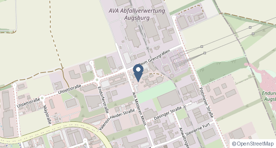 Karte: Am Mittleren Moos 48, 86167 Augsburg