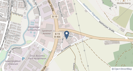 Karte: In den Tieräckern 13 - 15, 89520 Heidenheim