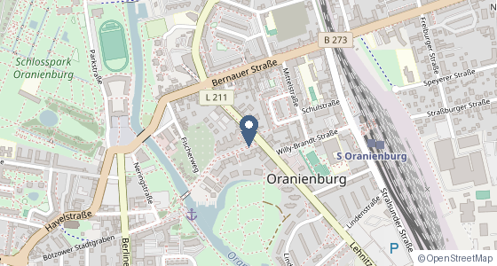 Karte: Lehnitzstraße 21, Oranienburg