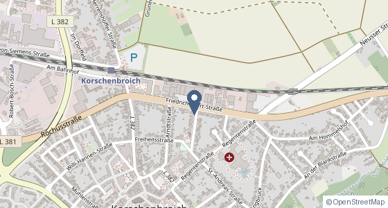 Karte: Friedrich-Ebert-Straße 19b, Korschenbroich