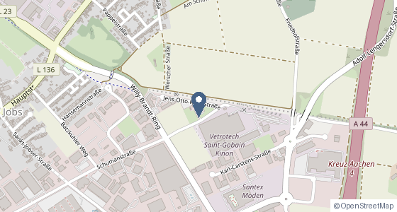 Karte: Jens-Otto-Krag-Straße 7, 52146 Würselen