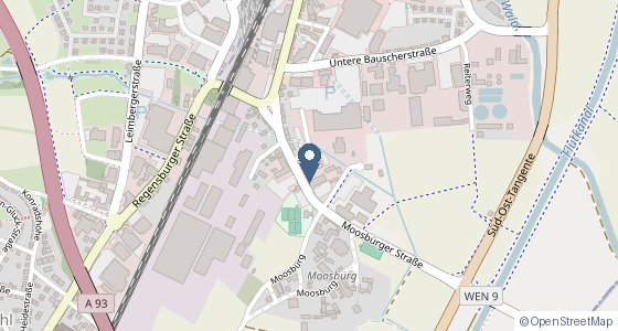 Karte: Moosbürger Str. 13, Weiden in der Oberpfalz