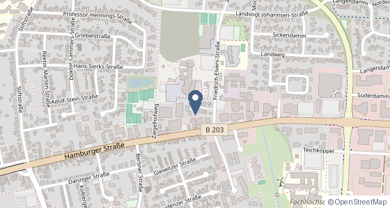 Karte: Friedrich-Elvers-Straße 3F, 25746 Heide -
