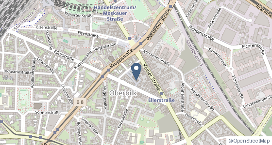 Karte: Josefpl. 8, Düsseldorf