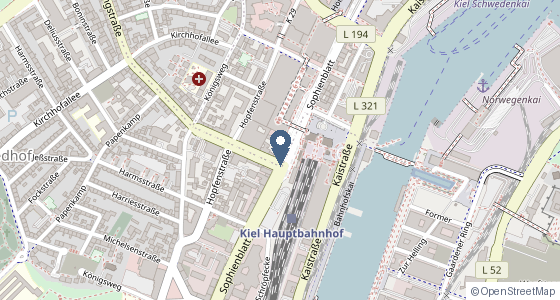 Karte: Sophienblatt 40, Kiel