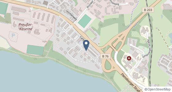 Karte: Carlshöhe 36, Eckernförde