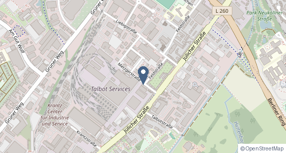 Karte: Metzgerstraße 10, Aachen