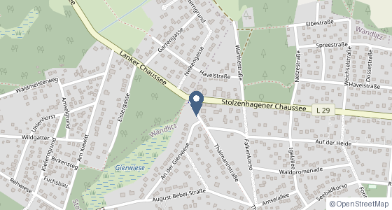 Karte: Thälmannstraße 52A, Wandlitz