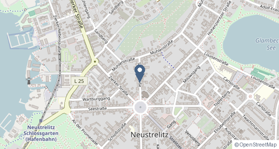 Karte: Sassenstraße, Neustrelitz