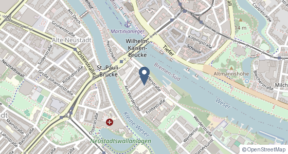 Karte: Werderstr. 27, 28199 Bremen