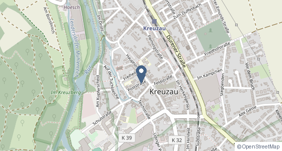 Karte: Hauptstraße 21, Kreuzau