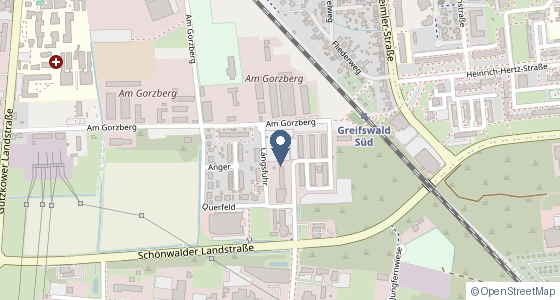 Karte: Am Gorzberg 14, Greifswald