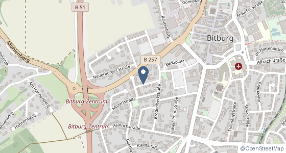 Karte: Richard-Wagner-Straße 5, Bitburg