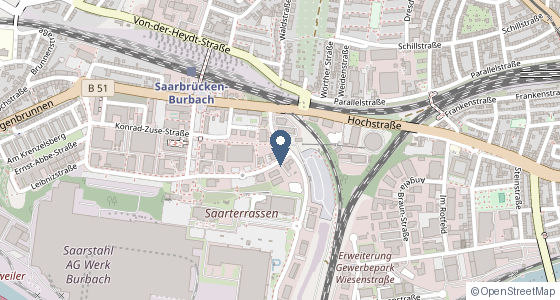 Karte: Heinrich-Barth-Straße 31, 66115 Saarbrücken