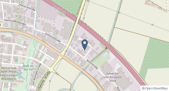 Karte: Gutenbergstraße 9, Rheinbach