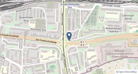 Karte: Rhinstraße 4, Berlin