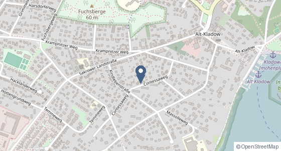Karte: Contessaweg 22, 14089 Berlin